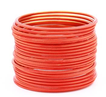 Orange bangles-and-bracelets 1
