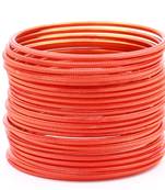 Orange bangles-and-bracelets