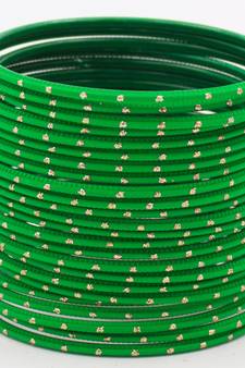Green bangles-and-bracelets