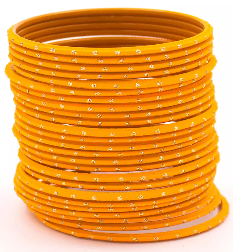 Yellow bangles-and-bracelets