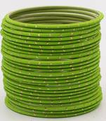Green bangles-and-bracelets