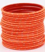 Orange bangles-and-bracelets