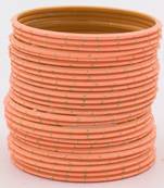 Orange bangles-and-bracelets