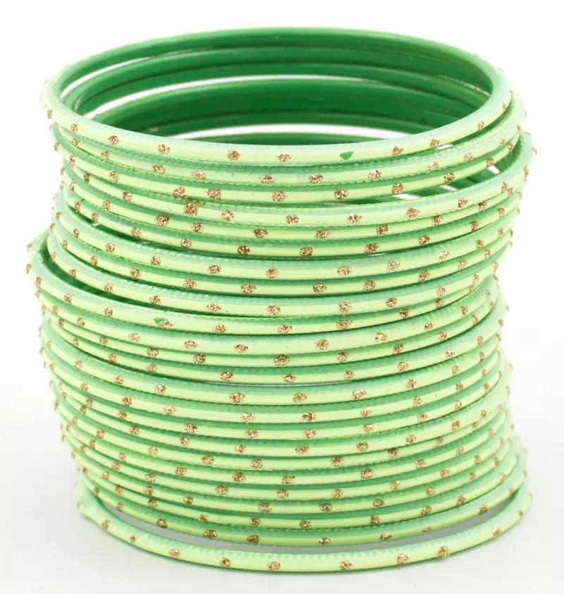 Green bangles-and-bracelets