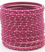 Purple bangles-and-bracelets