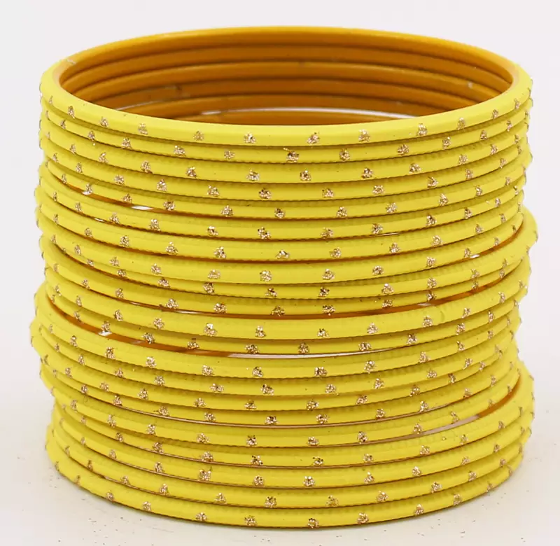 Yellow bangles-and-bracelets