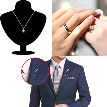 White crystal jewellery-combo 2