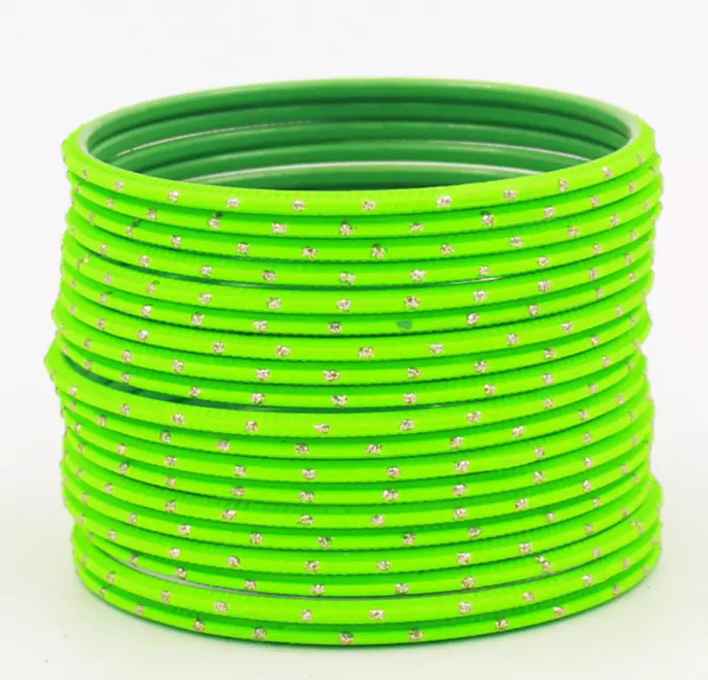 Green bangles-and-bracelets