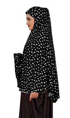 JSDC Namazi Wear Printed Stitched Spun Lycra Chaderi Hijab Without Sleeves 4