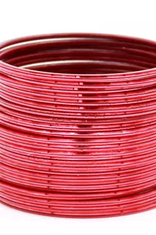 Maroon bangles-and-bracelets