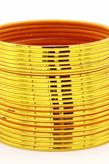 Yellow bangles-and-bracelets
