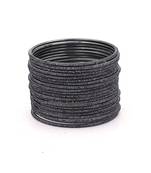 Black bangles-and-bracelets