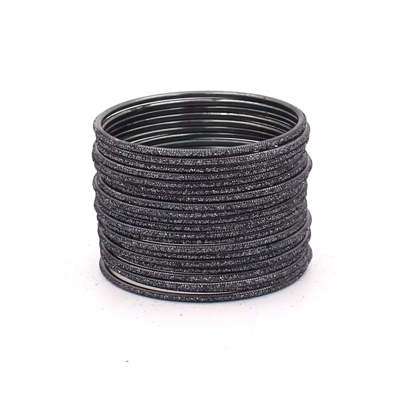 Black bangles-and-bracelets