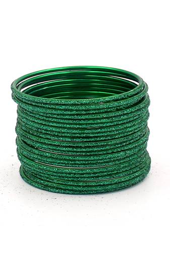 Green bangles-and-bracelets