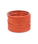 Orange bangles-and-bracelets