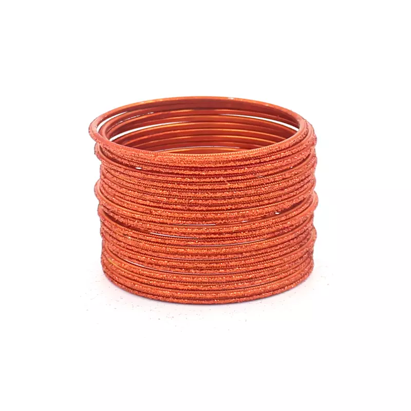 Orange bangles-and-bracelets