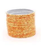 Orange bangles-and-bracelets