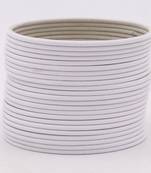 White bangles-and-bracelets