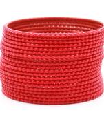 Red bangles-and-bracelets