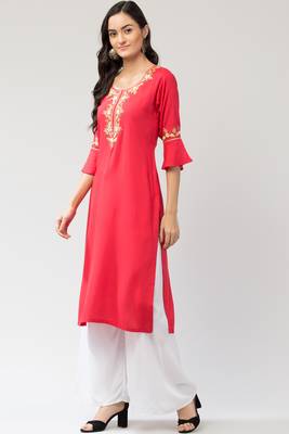 MRC Women's Embroidered Kurti 4
