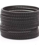 Black bangles-and-bracelets