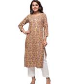 Multicolor printed cotton cotton-kurtis