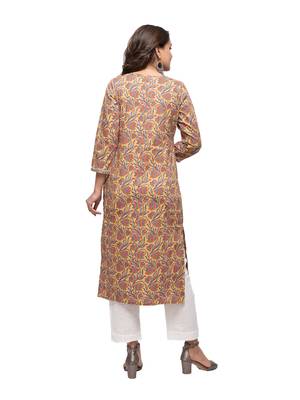 Multicolor printed cotton cotton-kurtis 2