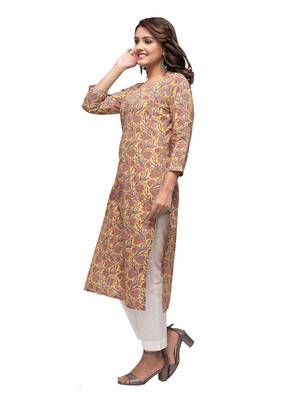 Multicolor printed cotton cotton-kurtis 4