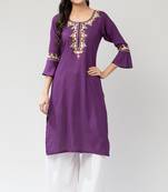 MRC Women's Embroidered Kurti