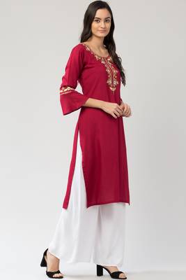 MRC Women's Embroidered Kurti 4