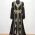 Black Moroccan Kaftan With Sun-proof hijab