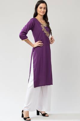 MRC Women's Embroidered Kurti 4