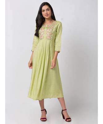 Ethnicity Polyester Straight Men Blue Kurta 1
