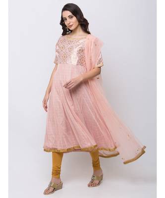 Ethnicity Polyester Straight womMen Teal Kurta 4