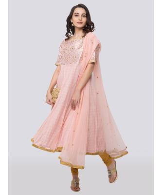 Ethnicity Polyester Straight womMen Teal Kurta 5