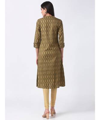 Nylangan Crimson Abha Style Kurta Dress 5