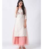 Nylangan Crystal Blue Functional Kurta Dress