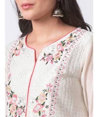 Nylangan Crystal Blue Functional Kurta Dress 4
