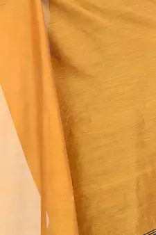 Black hand woven cotton silk saree with blouse