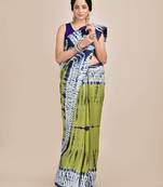 Multicolor printed pure cotton saree 