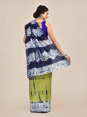 Multicolor printed pure cotton saree  3