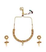 Gold Plated Designer necklaces with earings