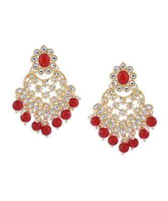 Gold Plated Stone Studded Designer Choker Set 4