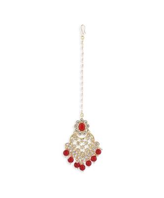 Gold Plated Stone Studded Designer Choker Set 6