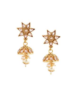 Gold Plated Designer necklaces with earings 3