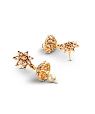 Gold Plated Designer necklaces with earings 4