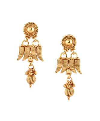 Gold Plated Traditional South Indian Necklace Set For Womens 4