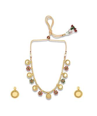 Gold Plated Traditional Necklace Set 1