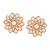 Kundan Studded Flower Stone Studs