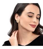 Kundan Studded Flower Stone Studs